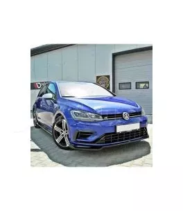 Μπροστινό Spoiler Για VW Golf VII (7.5) 17-20 R Έκδοση Glossy Black V.2 Maxton Design 1 Τεμάχιο 