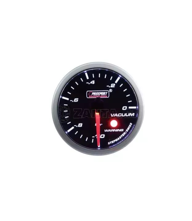 Όργανο Υποπίεσης Αέρα Vacuum Prosport Μαύρο 52mm