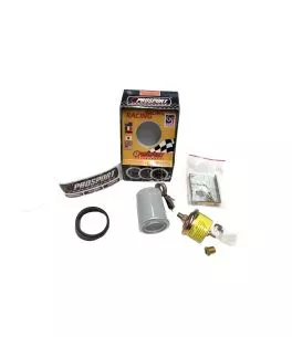 Όργανο Πίεσης Λαδιού Prosport Diamond Mirror Look Φιμέ 52mm 