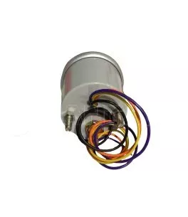 Όργανο Υποπίεσης Αέρα Vacuum Auto Gauge Λευκό 52mm Με 7 Χρώματα 