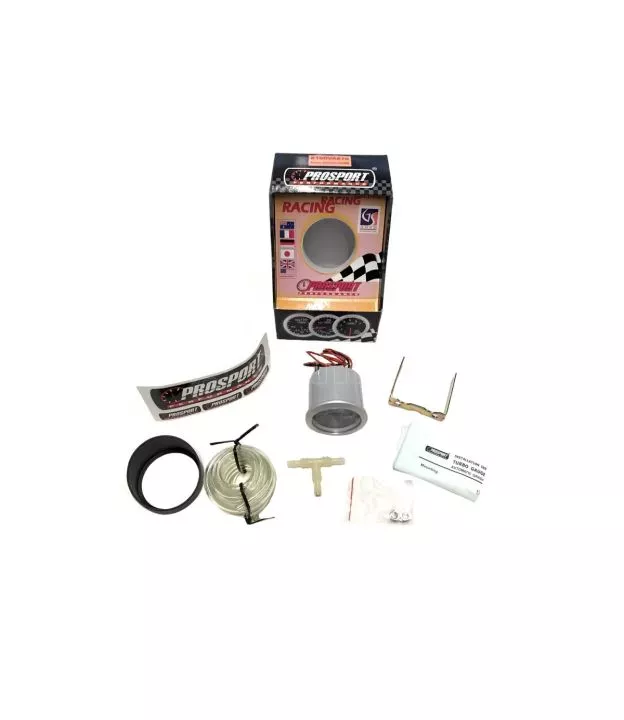 Όργανο Υποπίεσης Αέρα Vacuum Prosport Diamond Series Mirror Look Φιμέ 52mm 270 Μοίρες