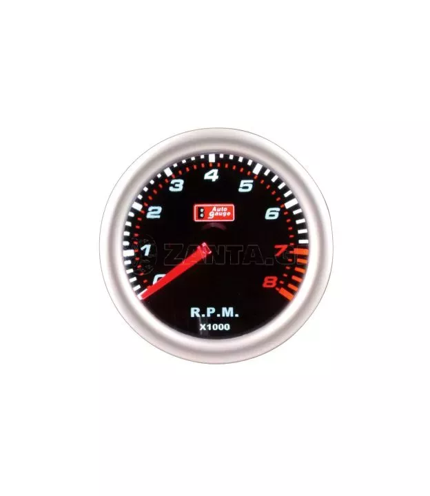 Στροφόμετρο R.P.M. Auto Gauge Μαύρο 52mm 270 Μοίρες