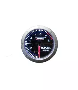 Στροφόμετρο R.P.M. Prosport Diamond Mirror Look Φιμέ 52mm 270 Μοίρες 