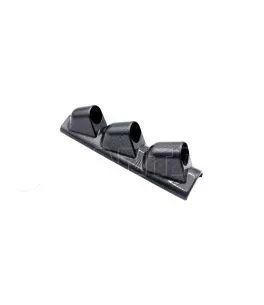 Βάση Για Όργανα Κολώνας Τριπλή (3 x 52mm) Carbon Look Prosport 