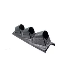 Βάση Για Όργανα Κολώνας Τριπλή (3 x 52mm) Carbon Look Prosport 