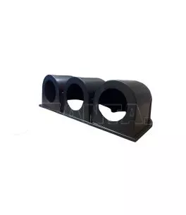 Βάση Για Όργανα Ταμπλό Τριπλή (3 x 52mm) Μαύρη Auto Gauge 