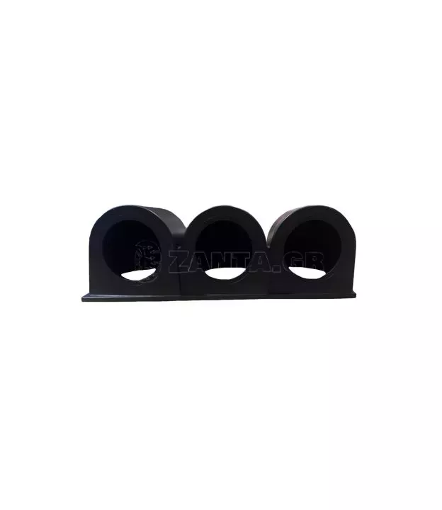 Βάση Για Όργανα Ταμπλό Τριπλή (3 x 52mm) Μαύρη Auto Gauge