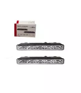DRL Set Φώτα Ημέρας Universal DRL 501 HP Mini 12-24 Volt 10.64 Watt 187 x 23.5 x 46mm 2 Τεμάχια 