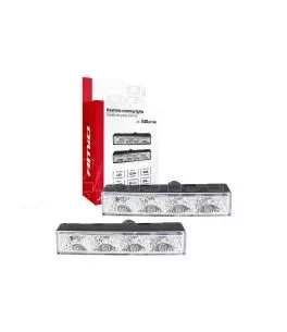 DRL Set Φώτα Ημέρας Universal DRL 540 Pro 12-24 Volt 6 Watt 125 x 24 x 47mm 2 Τεμάχια 