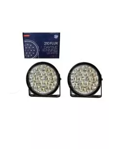 DRL Set Φώτα Ημέρας Universal Στρόγγυλα DRL 9R 210Flux M-Tech 12-24 Volt 88mm 2 Τεμάχια 