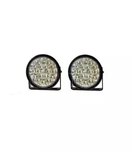 DRL Set Φώτα Ημέρας Universal Στρόγγυλα DRL 9R 210Flux M-Tech 12-24 Volt 88mm 2 Τεμάχια 