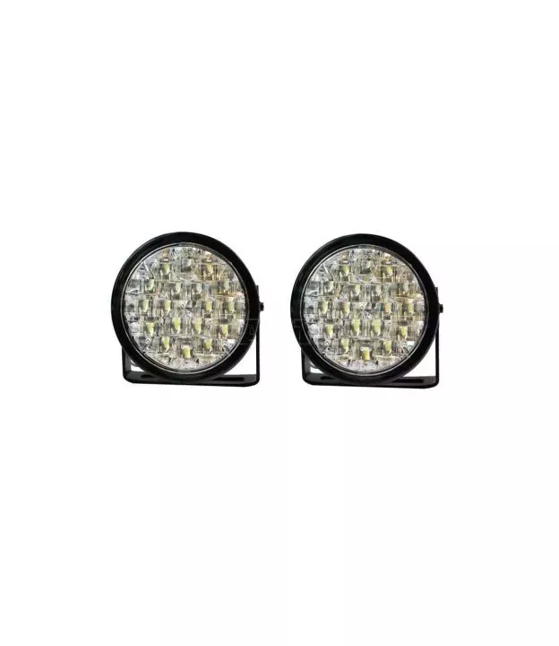DRL Set Φώτα Ημέρας Universal Στρόγγυλα DRL 9R 210Flux M-Tech 12-24 Volt 88mm 2 Τεμάχια