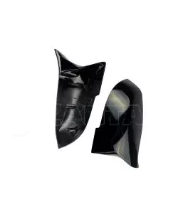 Καπάκια Καθρεφτών Για Bmw 1 2 3 4 X1 i3 M4 Look Γυαλιστερό Μαύρο 2 Τεμάχια 
