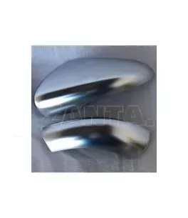 Καπάκια Καθρεφτών Για VW Golf VI (6) 08-12, Touran 10-15 Brushed Aluminium Πάνω-Κάτω Σετ 4 Τεμάχια 