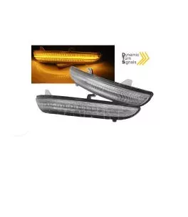 Φλας Καθρέπτη Για Citroen C3 16+ , C4 Cactus 18+ , Opel Corsa F 19+ , Peugeot 208 12-20 , 2008 13-20 Dynamic Led Canbus Άσπρα 2 