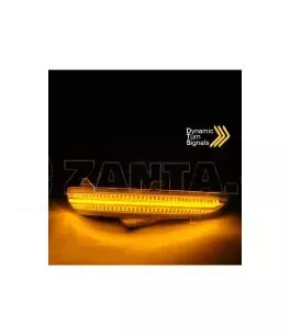 Φλας Καθρέπτη Για Citroen C3 16+ , C4 Cactus 18+ , Opel Corsa F 19+ , Peugeot 208 12-20 , 2008 13-20 Dynamic Led Canbus Άσπρα 2 