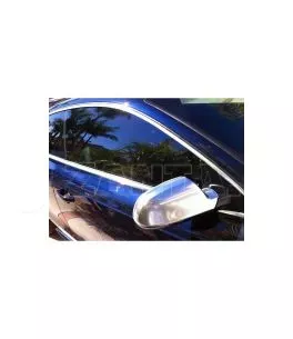 Καπάκια Καθρεφτών Για Audi A3 8P 10-13, A4 B8 11-15, A5 8T 11-15 Καβούκια Χωρίς Lane Assist Brushed Aluminium 2 Τεμάχια 