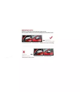 Καπάκια Καθρεφτών Για Audi A6 4G C7 11-14 RS6 Look Καβούκια Aluminium 2 Τεμάχια 