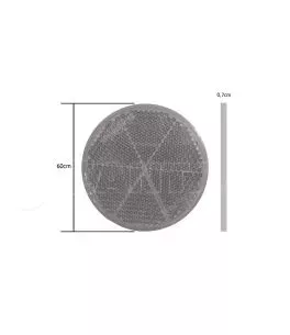 Αντανακλαστικό Αυτοκόλλητο Στρόγγυλο 60mm Proplast Κόκκινο 26101102 1 Τεμάχιο 
