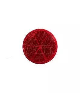 Αντανακλαστικό Αυτοκόλλητο Στρόγγυλο 60mm Proplast Κόκκινο 26101102 1 Τεμάχιο 
