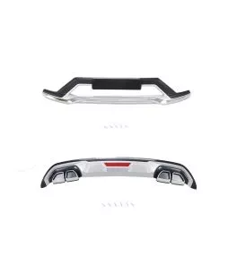 Skid Plates Προφυλακτήρων Body kit Για Εμπρός Και Πίσω Προφυλακτήρα Για Hyundai Tucson 2019+ 2 Τεμάχια 