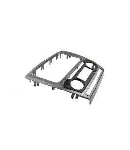Πλαίσιο / Πρόσοψη 2DIN Για Skoda Octavia 1Z 09-13 Με Αυτόματο Κλιματισμό Μαύρο Ασημί 1 Τεμάχιο 