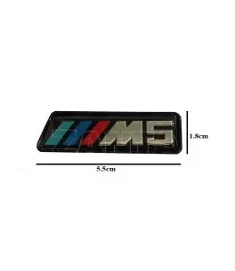 Σήμα M5 Για Καρδιές Bmw E39 Κουμπωτό 5.5cm x 1.8cm 1 Τεμάχιο 