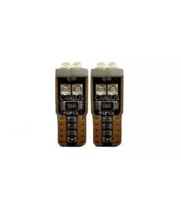 Λάμπες Led T10 12volt 6 Led Μπλε Canbus Auto GS 600360 2 Τεμάχια 