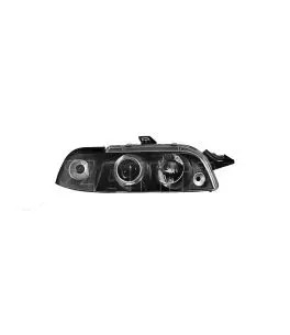 Μπροστινά Φανάρια Set Για Fiat Punto 93-99 Angel Eyes Μαύρα H1/H1 Sonar 