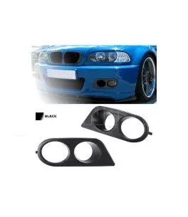Καπάκια Προβολέα Εμπρός Πλαινά Για Bmw 3 E46 M3 98-05 Hamman Look Διπλά Μαύρα Αριστερό & Δεξί 2 Τεμάχια 