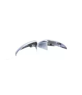 Καπάκια Καθρεφτών Για VW Golf VII (7) 12-20 / Touran 15+ Brushed Aluminium 2 Τεμάχια 