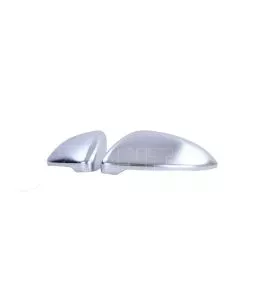 Καπάκια Καθρεφτών Για VW Golf VII (7) 12-20 / Touran 15+ Brushed Aluminium 2 Τεμάχια 