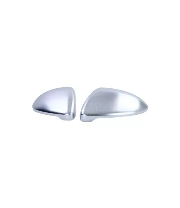 Καπάκια Καθρεφτών Για VW Golf VII (7) 12-20 / Touran 15+ Brushed Aluminium 2 Τεμάχια