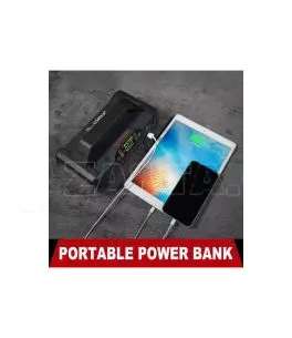 Εκκινητής Μπαταριών Αυτοκινήτου, Powerbank, Κομπρεσσέρ Αέρος 150PSI, Φακός Led 4 Σε1 Lokithor JA301 12 Volt 2000A 