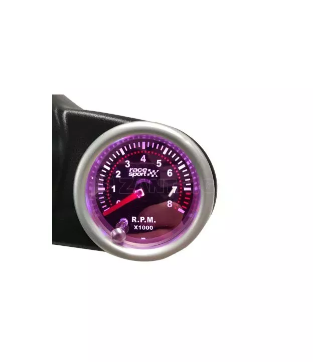 Στροφόμετρο R.P.M. Racesport Mirror Look Φιμέ 52mm Με 7 Χρώματα