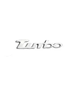 Αυτοκόλλητo Χρωμίου 3D ''Turbo'' 13.5cm x 2cm 1 Τεμάχιο 