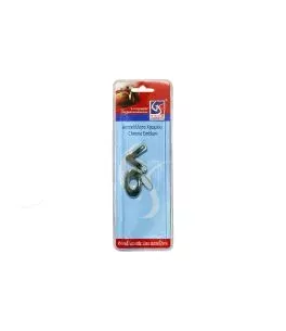 Αυτοκόλλητo Χρωμίου 3D ''V6'' 6.8cm x 3.5cm 1 Τεμάχιο 