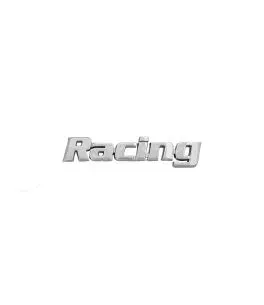 Αυτοκόλλητo Χρωμίου 3D ''Racing'' 10.2cm x 2cm 1 Τεμάχιο 