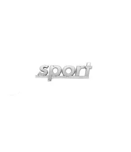 Αυτοκόλλητo Χρωμίου 3D ''Sport'' 11cm x 2.5cm 1 Τεμάχιο 