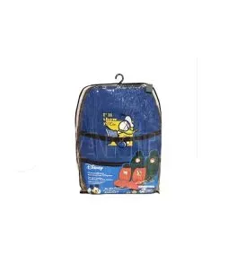 Πλατοκαθίσματα Διπλής Όψης Καραβόπανο Disney Mickey Mouse / Donald Duck Μπλε / Γκρι 2 Τεμάχια 