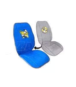 Πλατοκαθίσματα Διπλής Όψης Καραβόπανο Disney Mickey Mouse / Donald Duck Μπλε / Γκρι 2 Τεμάχια 