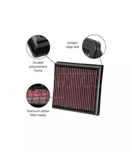 Φίλτρο Αέρος Ελευθέρας Ροής K&N 248 x 151mm 33-2034 1 Τεμάχιο 