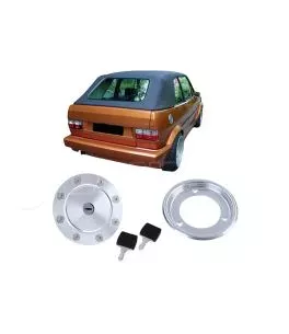 Τάπα Ρεζερβουάρ Αλουμινίου Με Κλειδί Για VW Golf I (1) 74-83 Σετ 2 Τεμάχια 