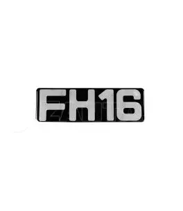 Αυτοκόλλητο Σήμα ''FH16'' 20.5cm x 7.5cm Με Επικάλυψη Σμάλτου 1 Τεμάχιο 