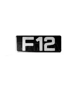 Αυτοκόλλητο Σήμα ''FH12'' 26cm x 8cm Με Επικάλυψη Σμάλτου 1 Τεμάχιο 