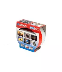Αυτοκόλλητη Αντανακλαστική Ταινία Geko 19mm x 2.5m Ασημί/Πορτοκαλί 2 Τεμάχια 31500/1 