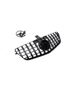 Μάσκα Για Mercedes-Benz E-Class W212 09-13 GT Amg Panamericana Look Γυαλιστερή Μαύρη 1 Τεμάχιο 