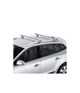 Μπάρες Οροφής Αλουμινίου CRUZ Oplus 924-036 R-128cm Railing System Ασημί 2 Τεμάχια 