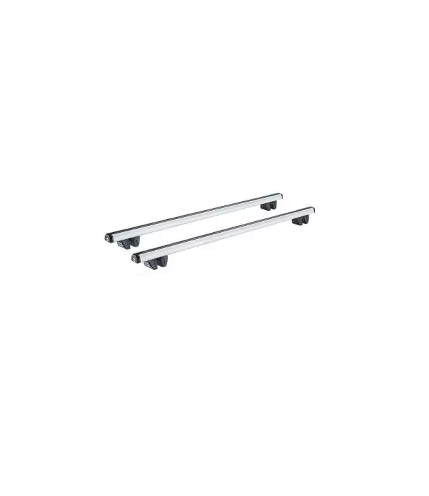 Μπάρες Οροφής Αλουμινίου CRUZ Oplus 924-036 R-128cm Railing System Ασημί 2 Τεμάχια