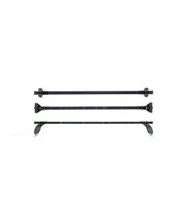 Μπάρες Οροφής Σιδερένιες CRUZ 921-101 Optima OS-115cm Μαύρες 2 Τεμάχια 
